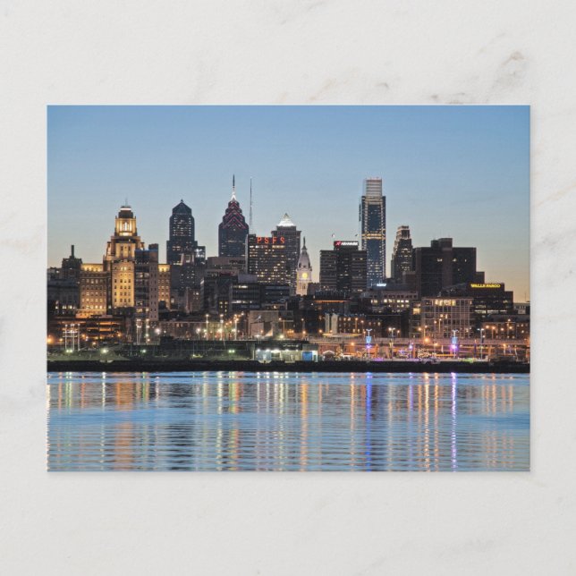 Postal Puesta de sol en Philly (Anverso)