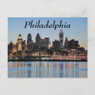 Postal Puesta de sol en Philly