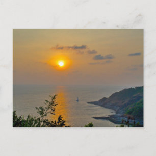 Postal puesta de sol en Phuket