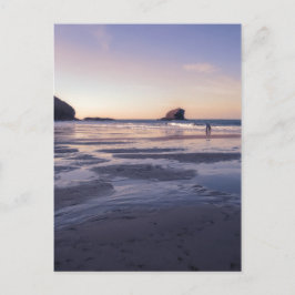 Postal Puesta de sol en Portreath