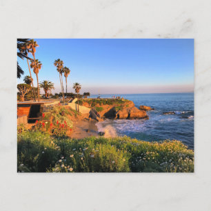 Postal Puesta de sol en San Diego