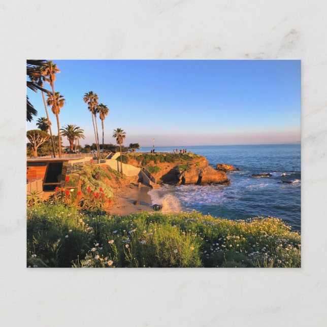 Postal Puesta de sol en San Diego (Anverso)