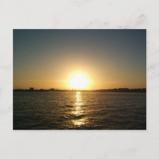 Postal puesta de sol en tampa florida