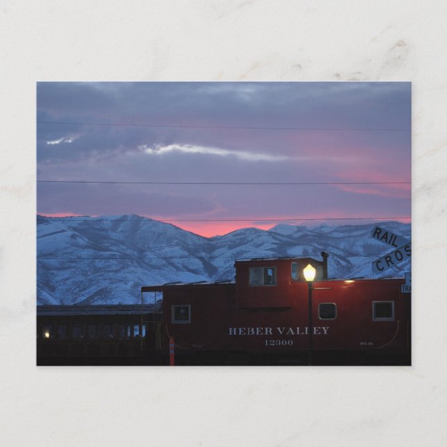 Postal puesta de sol en uath (Anverso)