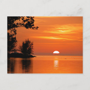 Postal Puesta de sol, Key West, Florida
