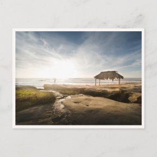 Postal Puesta de sol La Jolla San Diego Windnsea Beach Fo