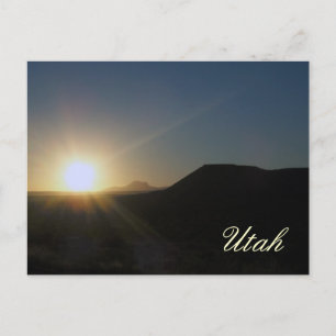 Postal puesta de sol : utah