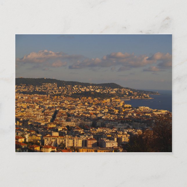 Postal Puesta del sol agradable Francia (Anverso)