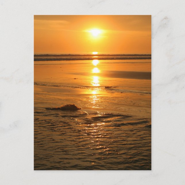 Postal Puesta del sol Bali (Anverso)