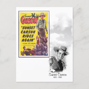 Postal Puesta del sol Carson - 1920 - 1990