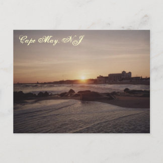 Postal Puesta del sol de Cape May
