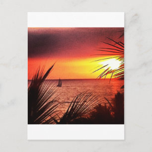 Postal Puesta del sol de Puerto Vallarta