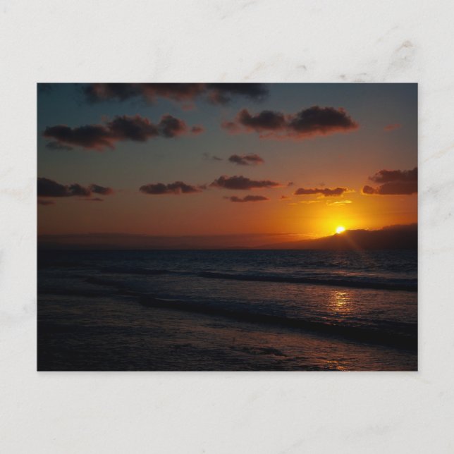 Postal Puesta del sol del Caribe 01 (Anverso)