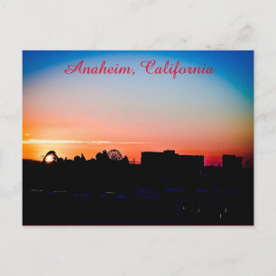 Postal Puesta del sol en Anaheim