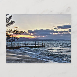 Postal Puesta del sol hermosa en Montego Bay, Jamaica