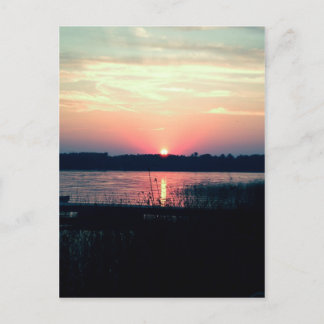 Postal Puesta del sol septentrional de Minnesota