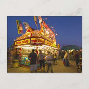 Postal Puesto de comida en la Feria del Noroeste de Monta