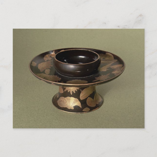 Postal Puesto de fútbol con decoración 'Nashiji' (Anverso)