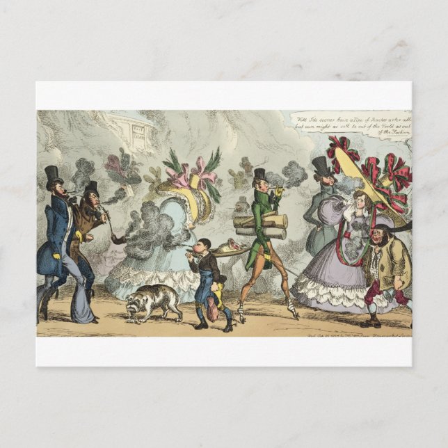 Postal Puff, Puff, es una era de Puffing, Puff, Puff, P (Anverso)