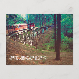 Postal Puffing Billy Steamtrain, Dandenong Ranges