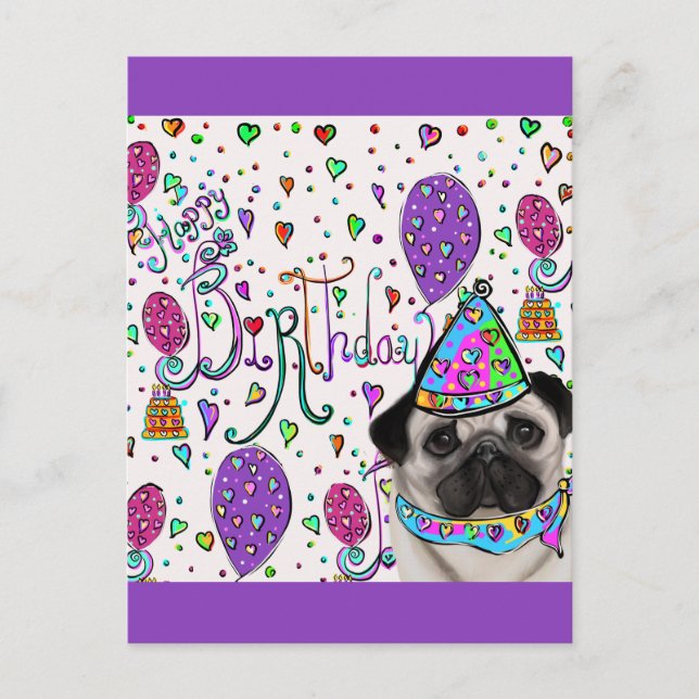 POSTAL PUG (Anverso)