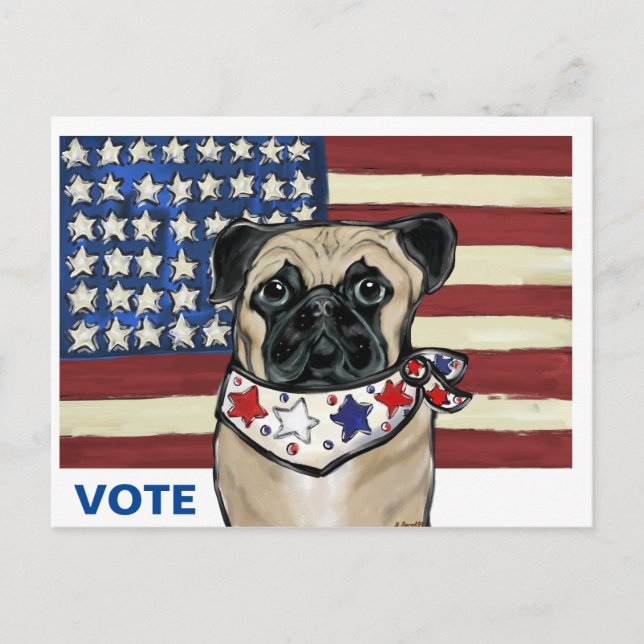 POSTAL PUG (Anverso)