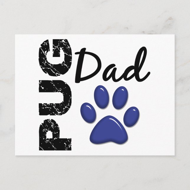 Postal Pug Dad 2 (Anverso)