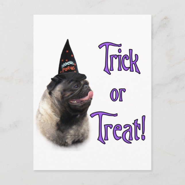Postal Pug (flauta) Trick (Anverso)