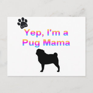 Postal pug mama