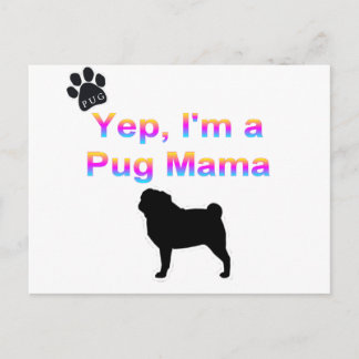 Postal pug mama