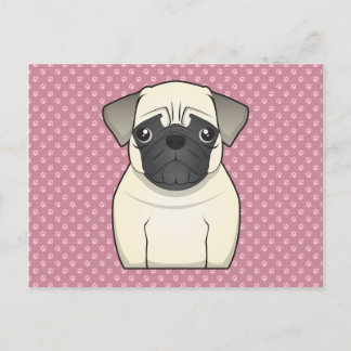 Postal Pug Personalizado