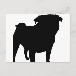 Postal Pug Silhouette
