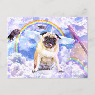 Postal Pug unicorn - Cute pugicorn