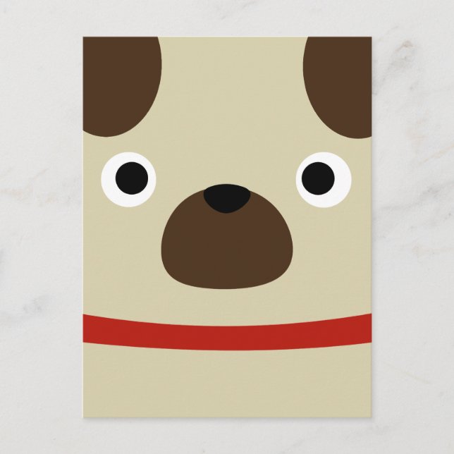 Postal Pugly Pug (Anverso)