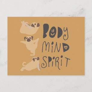 Postal Pugs de Yoga