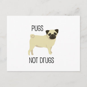 Postal Pugs en lugar de drogas