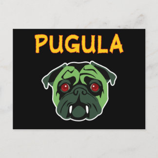 Postal Pugula, el perro vampiro
