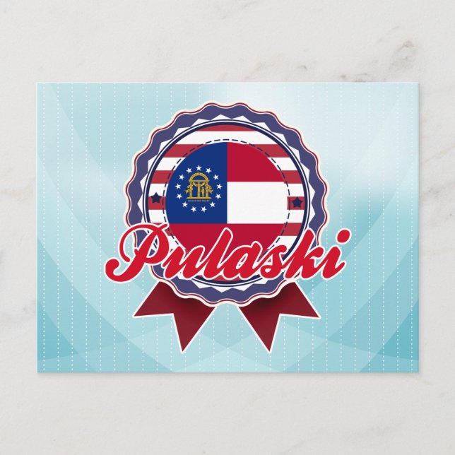 Postal Pulaski, GA (Anverso)
