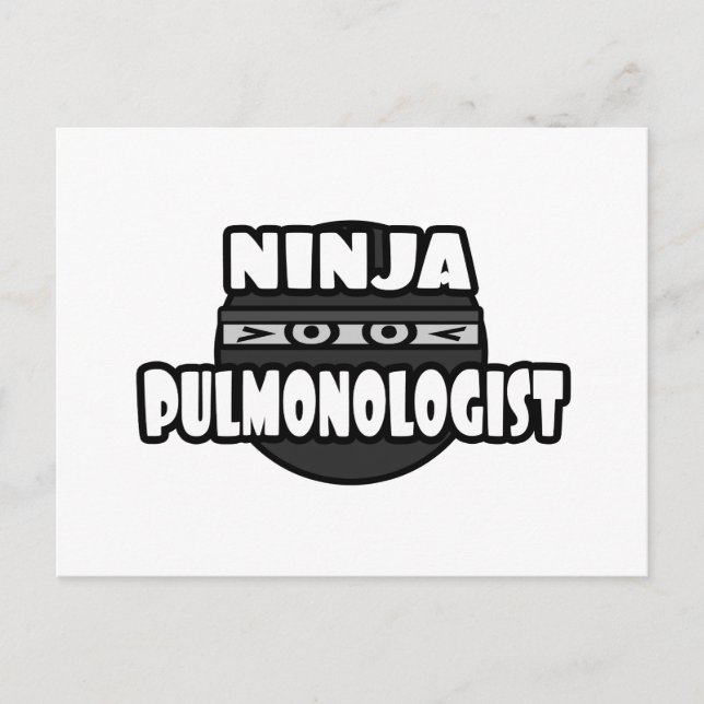 Postal Pulmonólogo Ninja (Anverso)