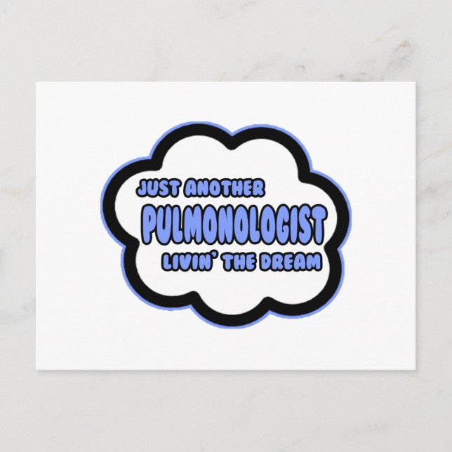 Postal Pulmonólogo... Viviendo el sueño (Anverso)