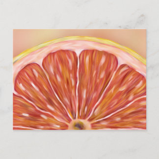 postal "Pulp Ficción" macro ramificación de pomelo