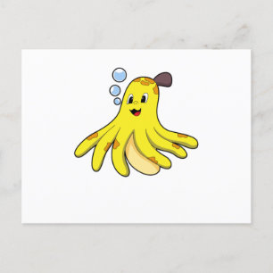 Postal Pulpo como Banana