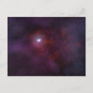 Postal Pulsar Viento De Una Estrella De Neutrón.