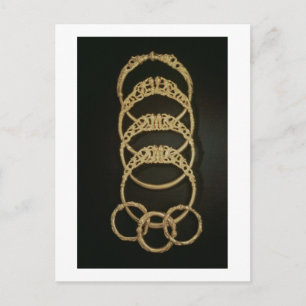Postal Pulseras de oro del tesoro de Ertsfield, cuarta ce