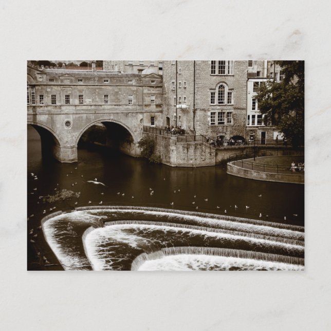 Postal Pulteney Weir Bath (Anverso)