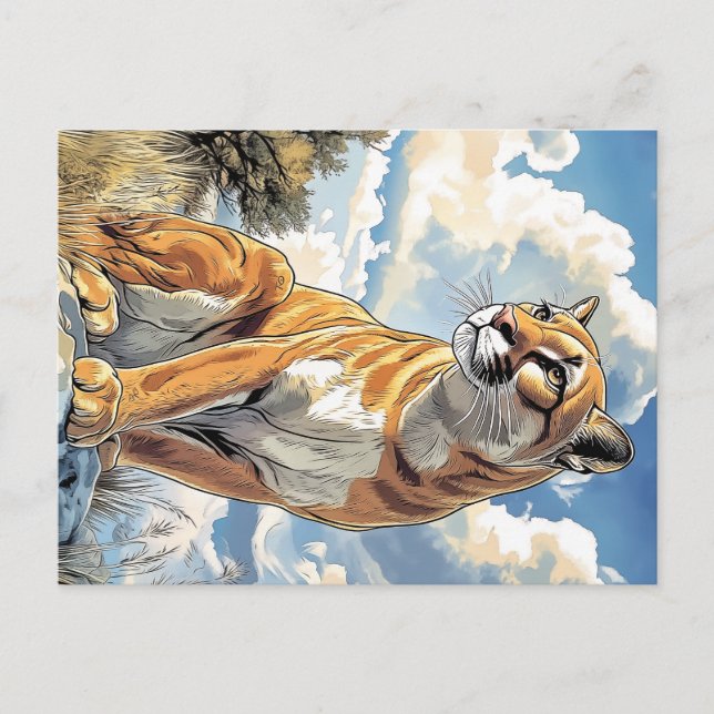 Postal Puma I Cougar (Anverso)