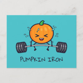 Postal Pun de hierro de calabaza