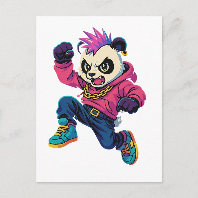 Postal Punk Panda Power (Anverso)