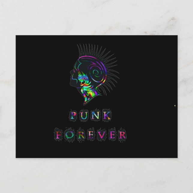 POSTAL PUNK PARA SIEMPRE GANGSTER GANG REBELLION MOTTO SÍ (Anverso)