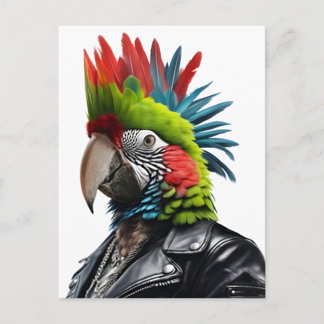 Postal Punk Parrot (Anverso)